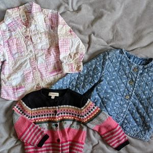 Jackets and sweater bundle